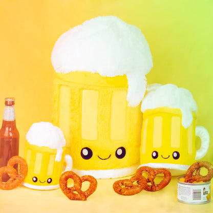 Peluche Mini Boozy Buds Squishable – Chope de Bière