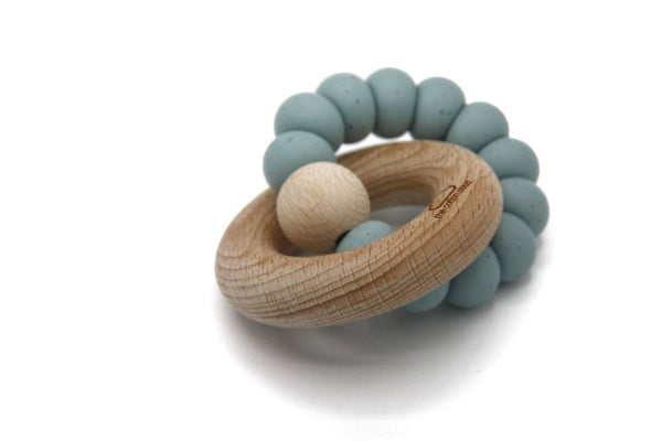 Silicone Round Teether Jade
