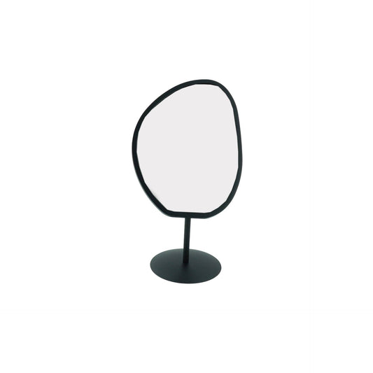 Mirror - Organic - Metal - Black - 16.5x12x31.5cm