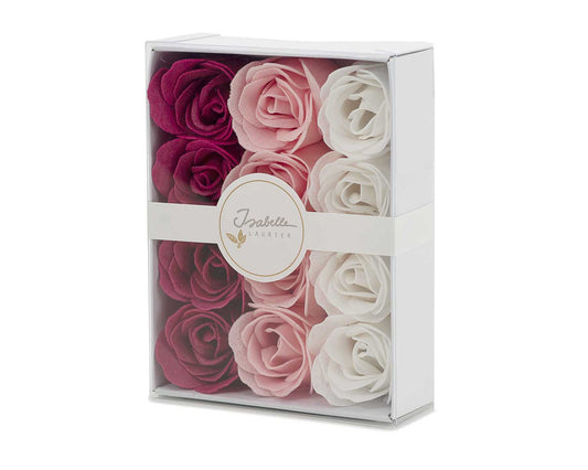Luxury gift set of 12 bath roses
