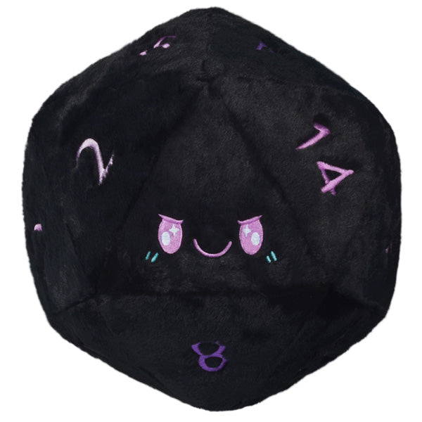 Peluche Squishable – Dé D20 Noir