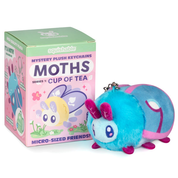 Blind Box Squishable – Papillons de Nuit, Série 1 « Cup of Tea »