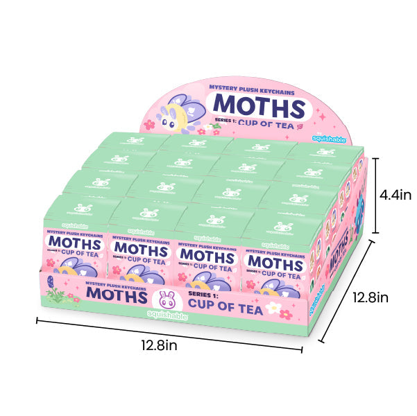 Blind Box Squishable – Papillons de Nuit, Série 1 « Cup of Tea »