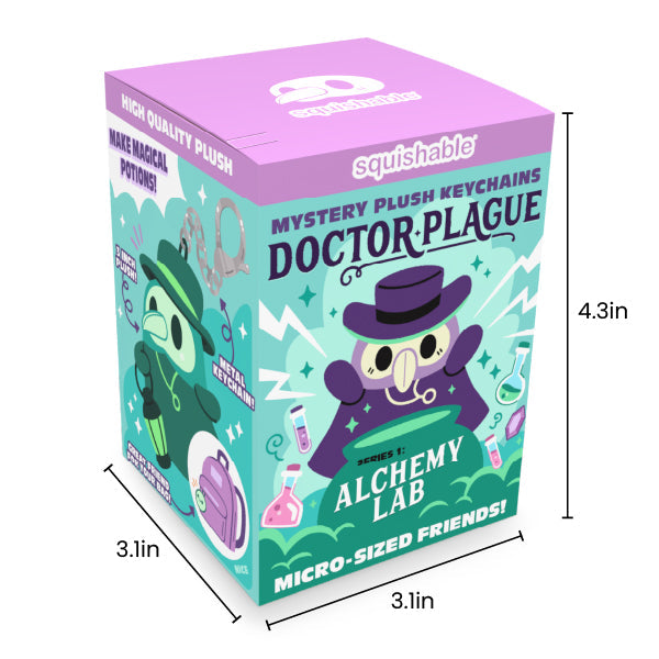 Blind Box Squishable – Docteur de la Peste, Série 1 « Alchemy Lab »