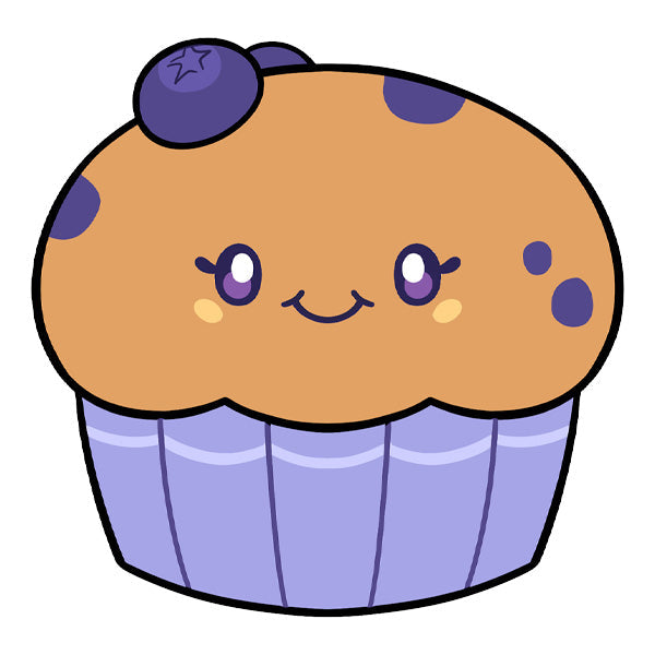 Peluche Comfort Food – Muffin aux Myrtilles