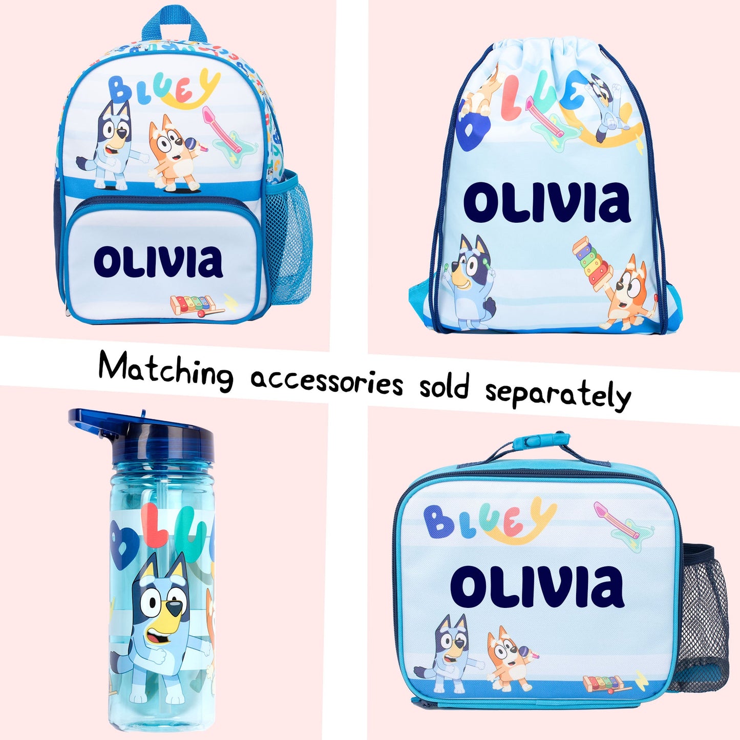 Water Bottle - Bluey (Blue)