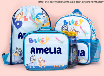 Personalized Lunch Bag - Bluey Blue