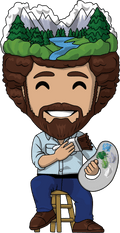 Bob Ross Figure