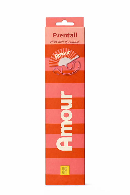 Eventail avec bandoulière – Amour