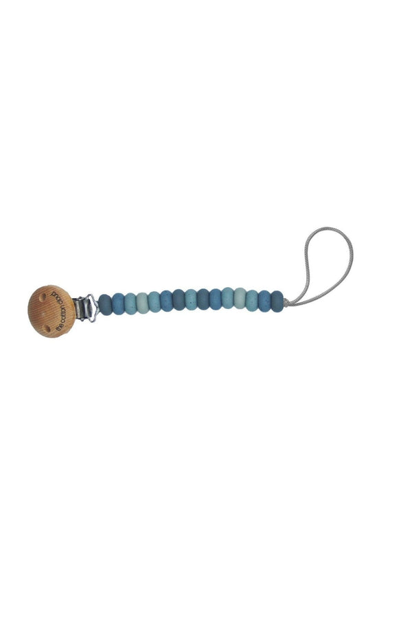Candy Silicone Pacifier Clip Blue