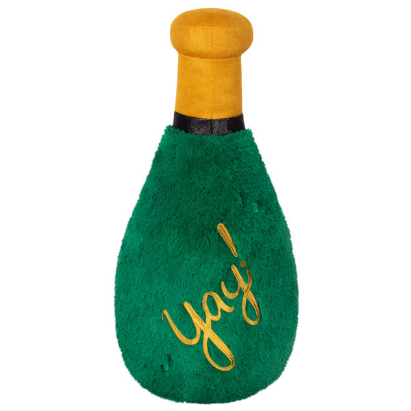 Peluche Boozy Buds Squishable – Bouteille de Champagne