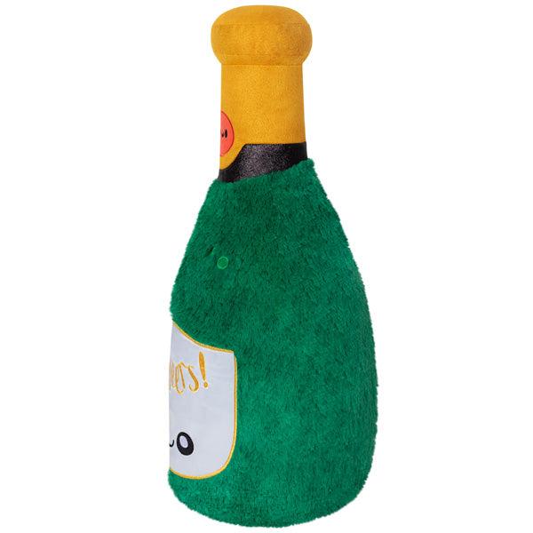 Peluche Boozy Buds Squishable – Bouteille de Champagne