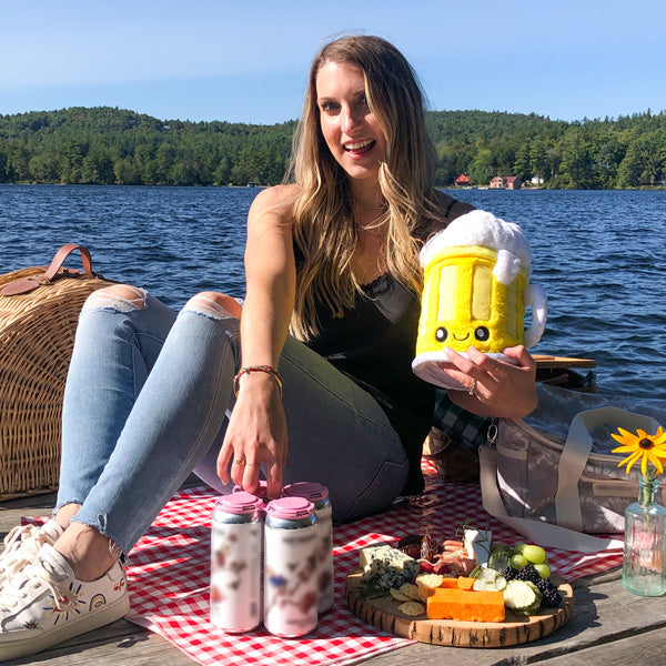 Peluche Mini Boozy Buds Squishable – Chope de Bière