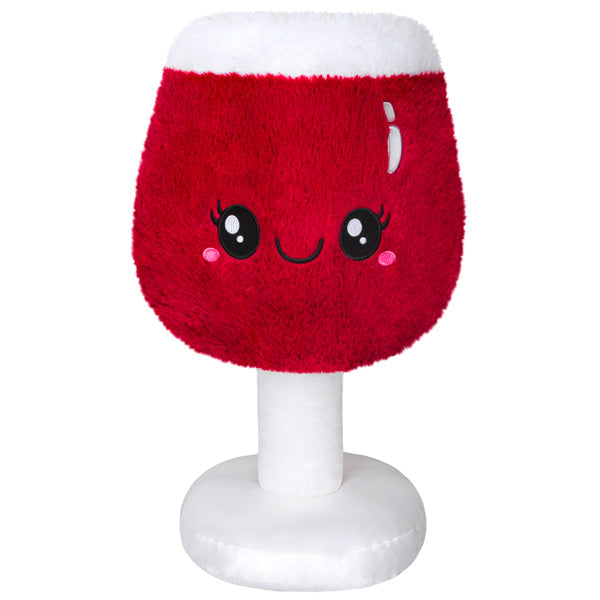 Peluche Boozy Buds Squishable – Verre de Vin Rouge