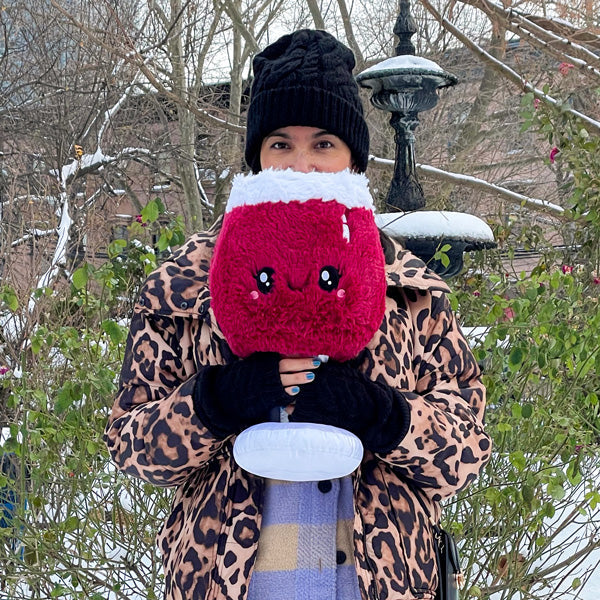 Peluche Boozy Buds Squishable – Verre de Vin Rouge