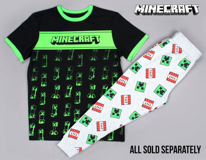 Minecraft Creeper T-Shirt - Black & Green
