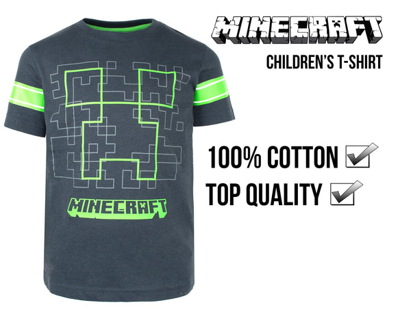 T-shirt Minecraft – Creeper T-shirt – Navy