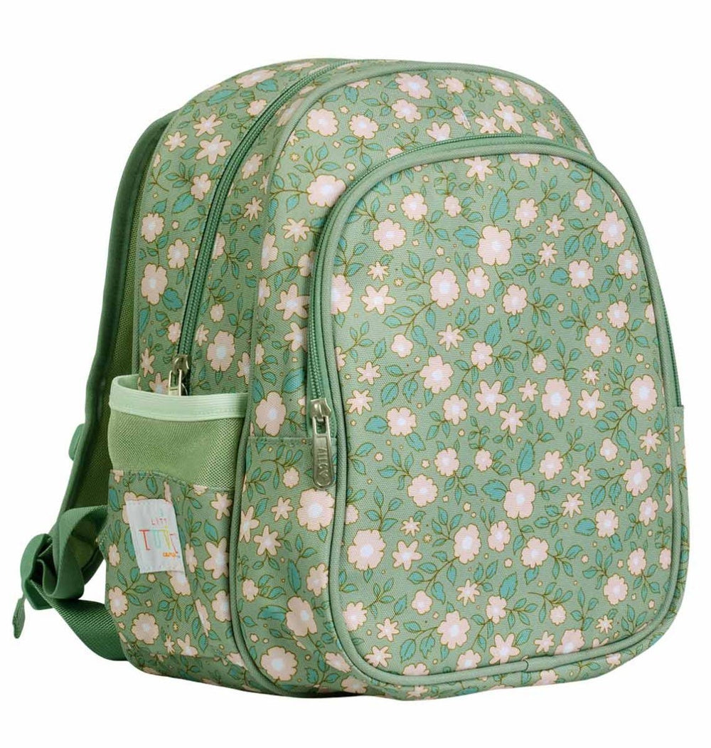 Sac à dos enfant - Fleurs - sauge