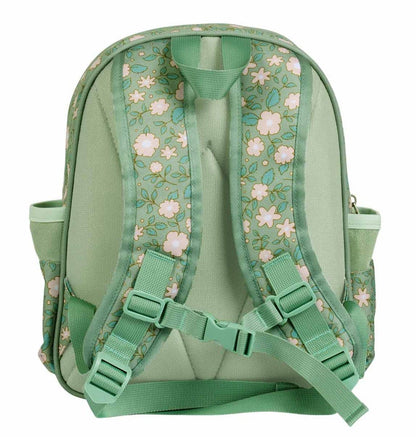 Sac à dos enfant - Fleurs - sauge – vue 5 – A Little Lovely Company
