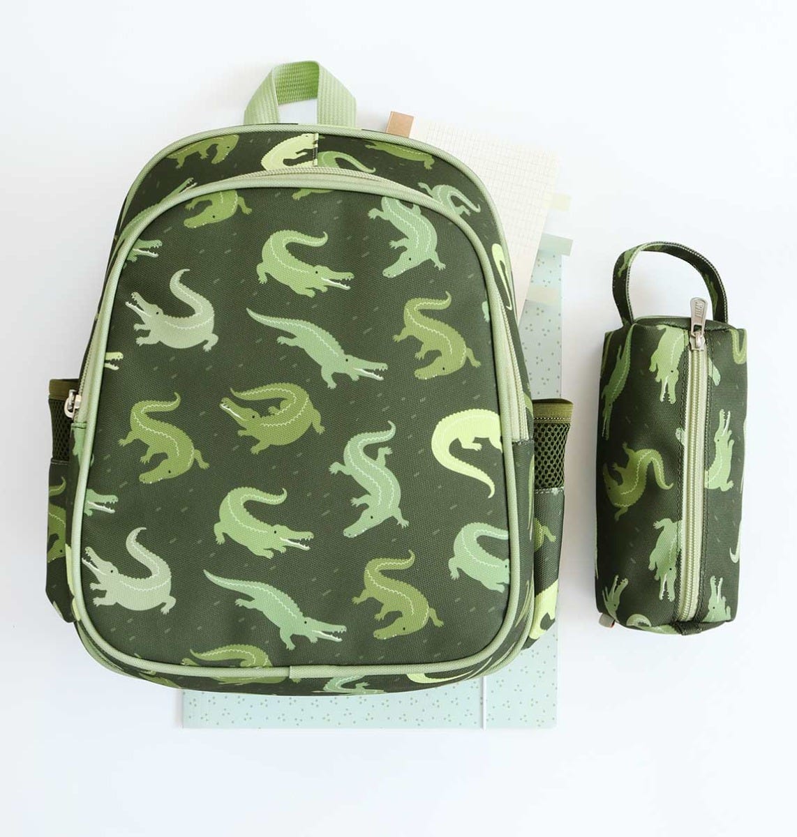 Sac à dos enfant - Crocodiles – vue 4 – A Little Lovely Company