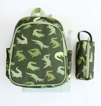 Sac à dos enfant - Crocodiles – vue 4 – A Little Lovely Company