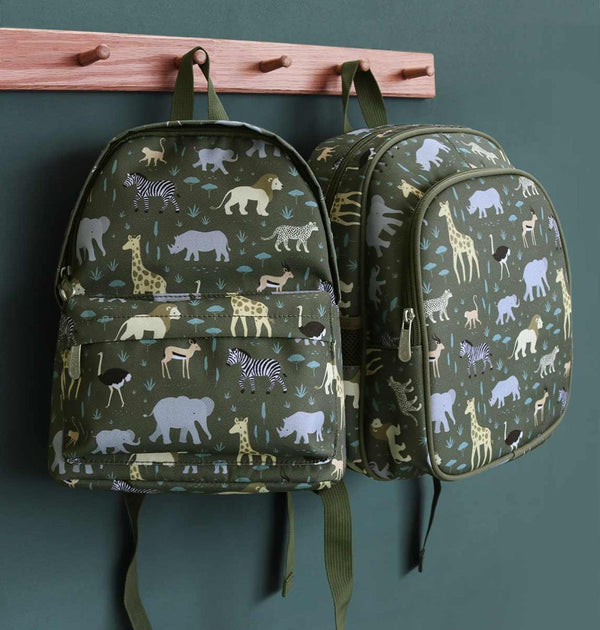 Sac à dos enfant - Savane – vue 2 – A Little Lovely Company