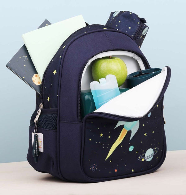 Sac à dos enfant - Espace – vue 2 – A Little Lovely Company