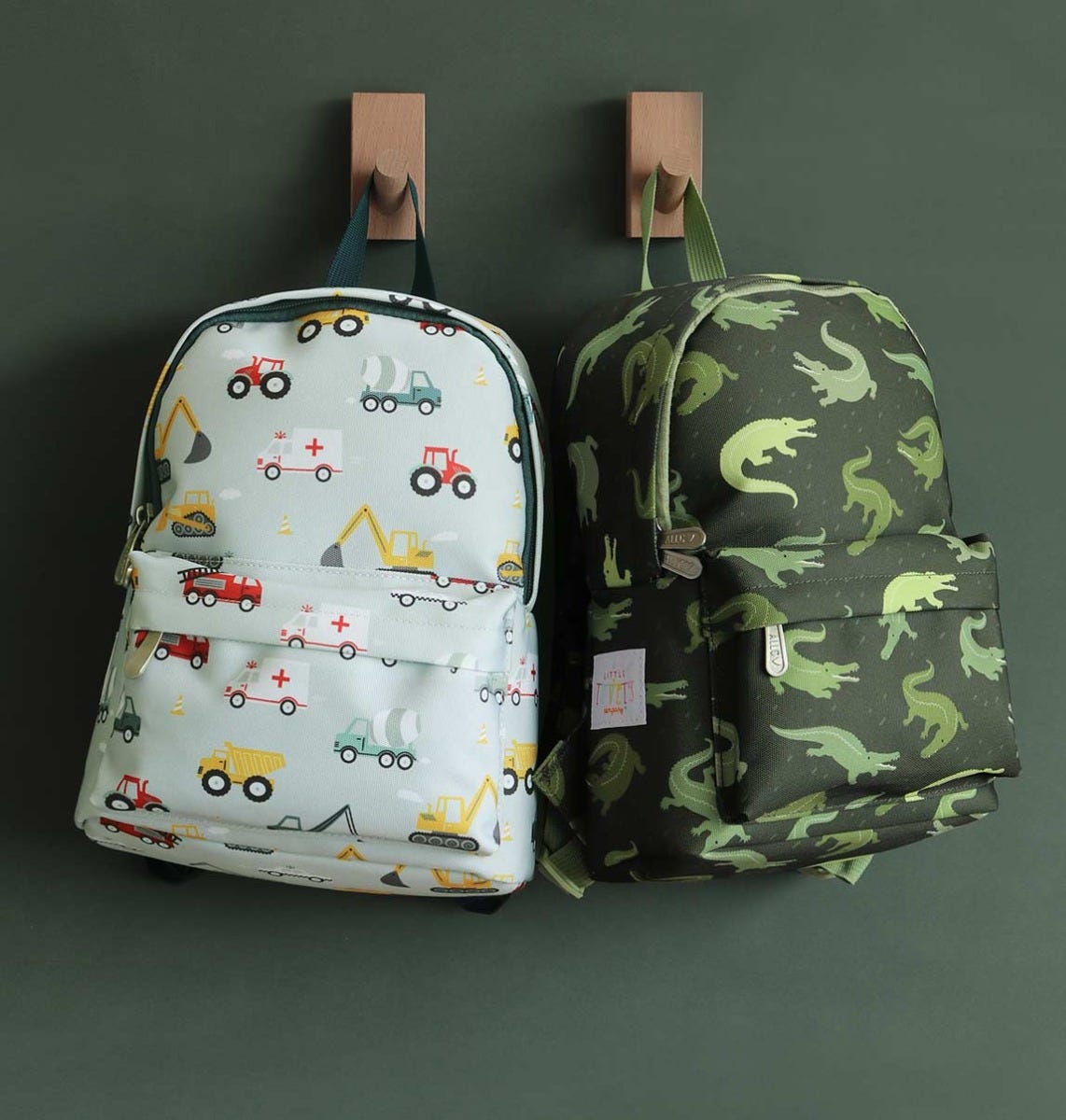 Petit sac à dos enfant - Véhicules – vue 4 – A Little Lovely Company