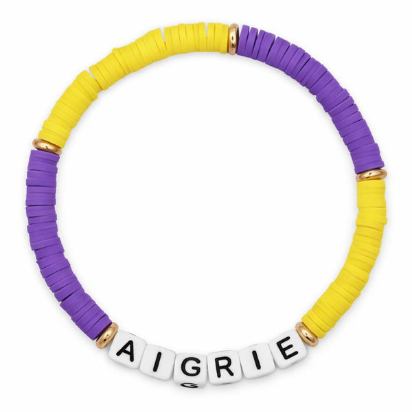 Swifties AIGRIE Friendship Bracelet - Yellow & Purple