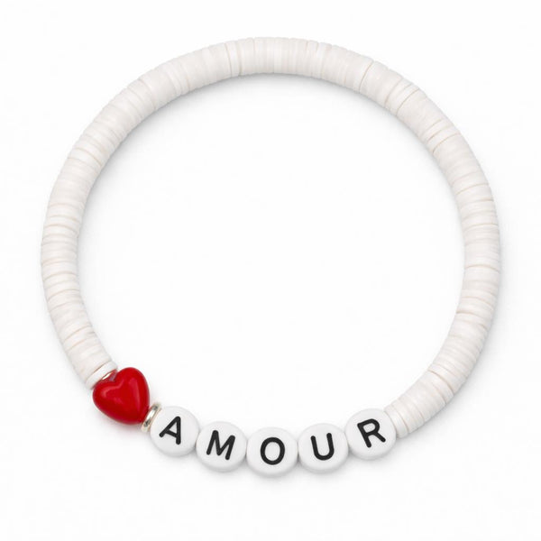Swifties LOVE Friendship Bracelet - White