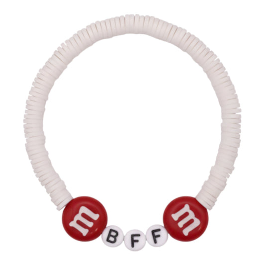 Swifties BFF Friendship Bracelet - White