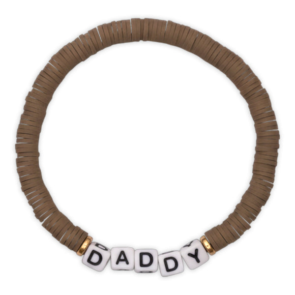 Swifties DADDY Friendship Bracelet - Khaki