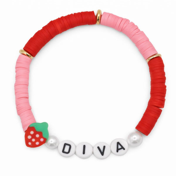 Swifties DIVA Friendship Bracelet - Pink and Red