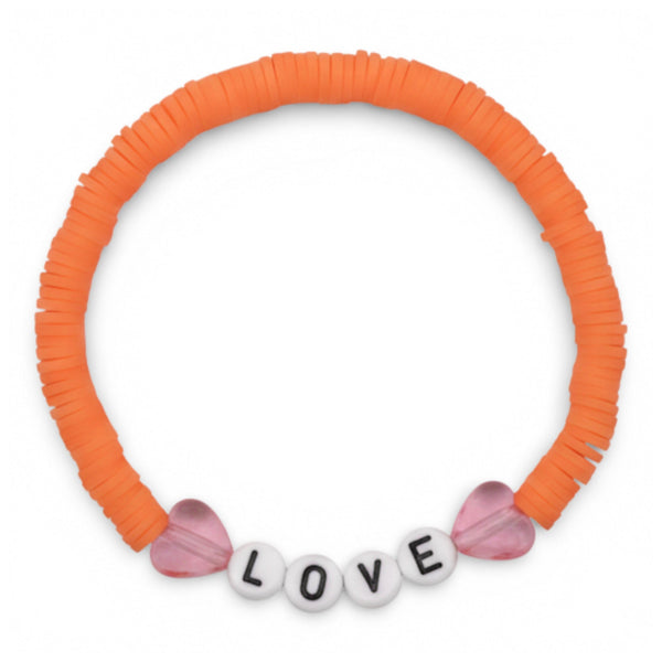 Swifties LOVE Friendship Bracelet - Orange