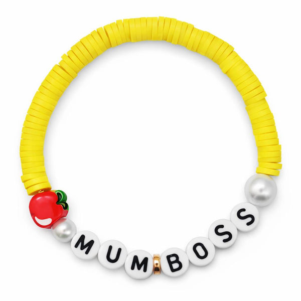 Swifties MUM BOSS Friendship Bracelet - Yellow