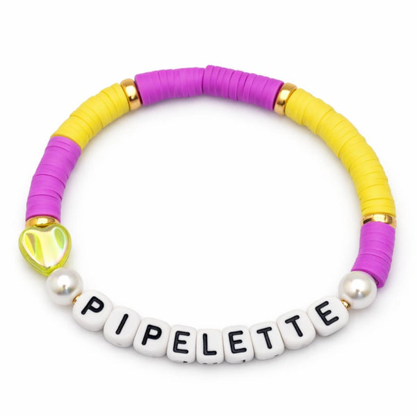 Friendship Bracelet Swifties CHATTERBOX - Yellow & Purple