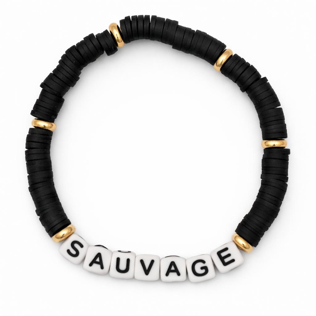 SAUVAGE Swifties Friendship Bracelet - Black