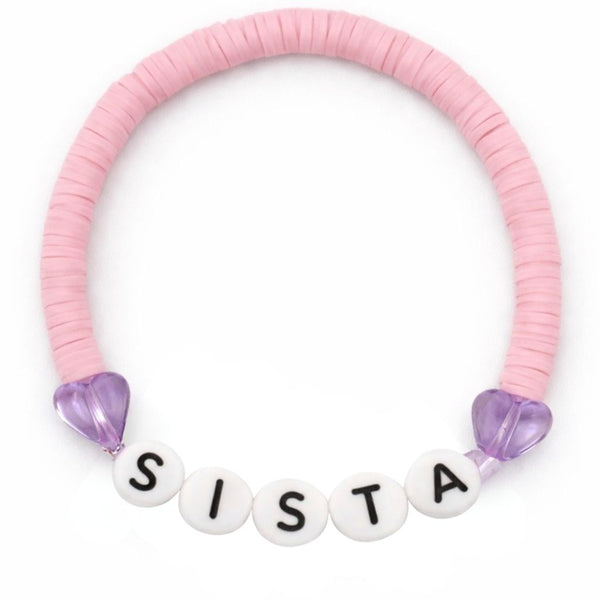 Swifties SISTA Friendship Bracelet - Pink