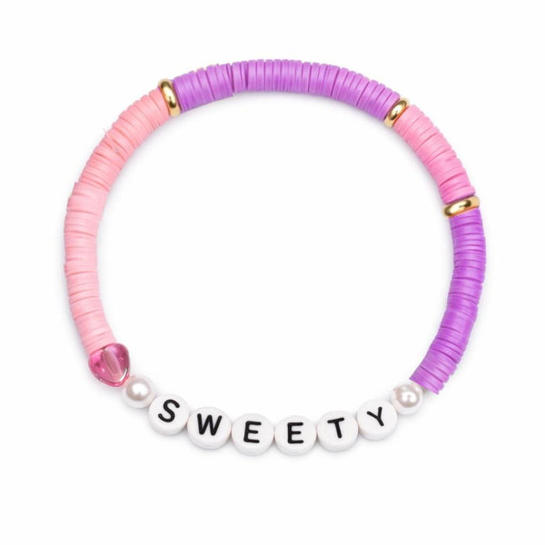 Swifties SWEETY Friendship Bracelet - Pink and Purple