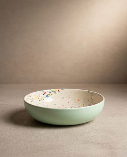 Breeze Party In Stoneware Pasta Plate 21cm 4 Pieces Set Mix Color