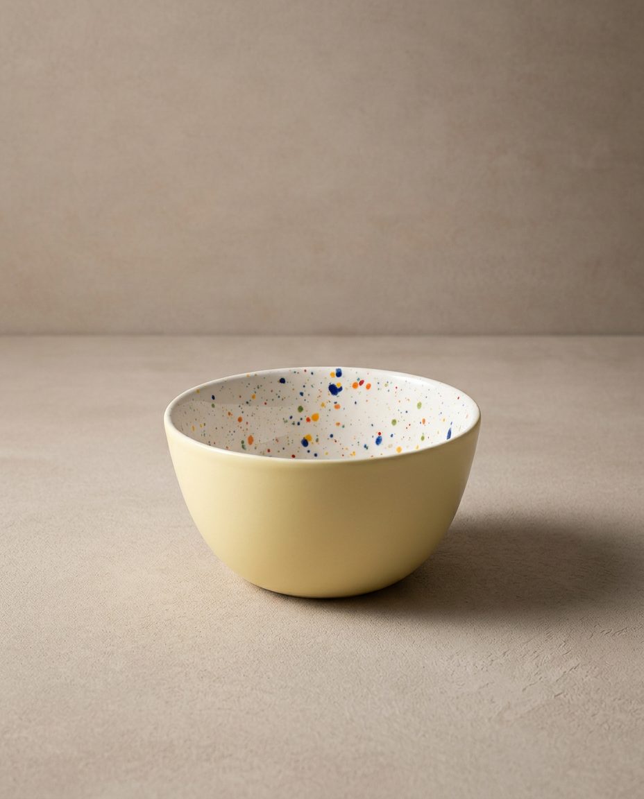 Breeze Party Stoneware Bowl 16cm 4-Piece Set Mixed Colors