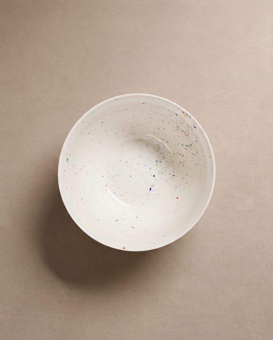 Breeze Party Stoneware Bowl 16cm Green