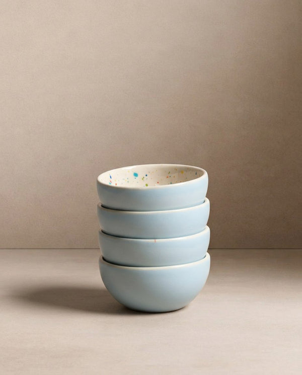 Breeze Party In Stoneware Mini Bowl Blue