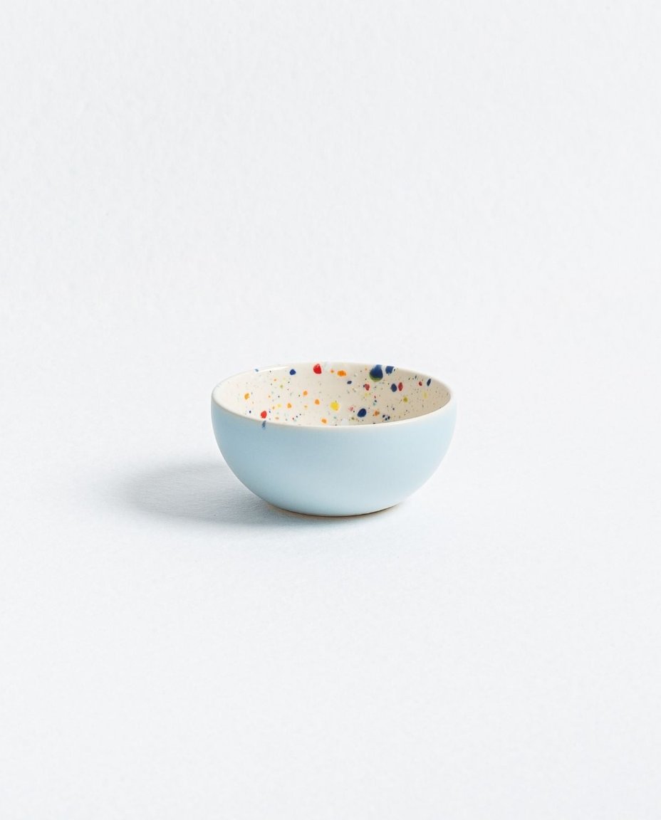 Breeze Party In Stoneware Mini Bowl Blue