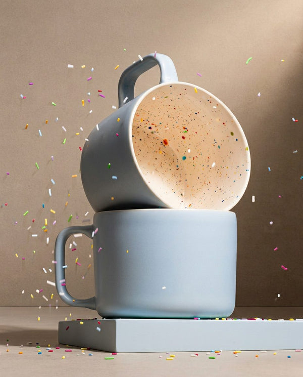 Breeze Party Stoneware Mug 240ml Blue