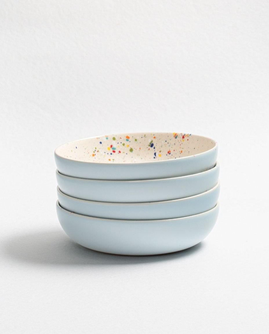 Breeze Party In Stoneware Pasta Plate 21cm Blue