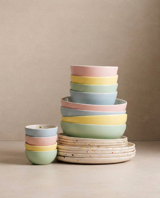 Breeze Party Stoneware 20-Piece Dinnerware Set