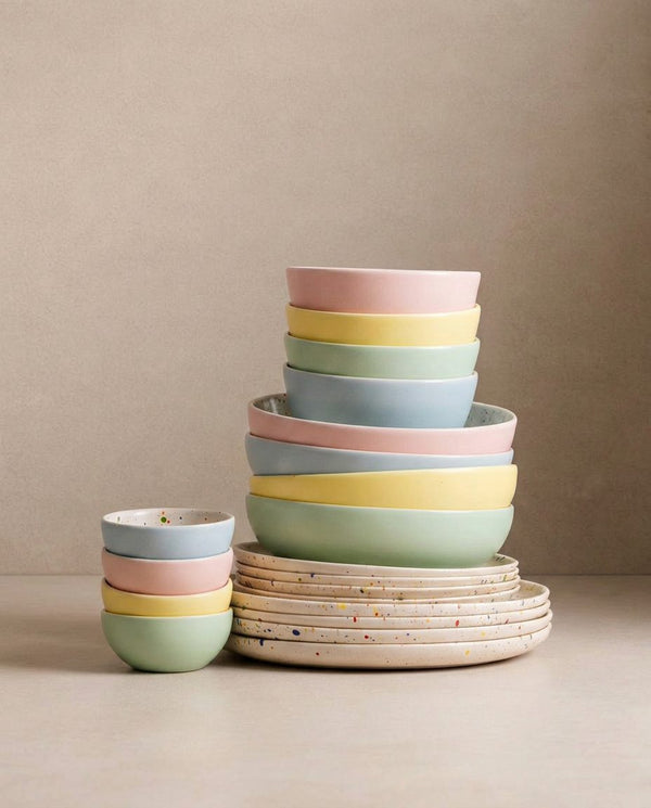 Breeze Party Stoneware 20-Piece Dinnerware Set