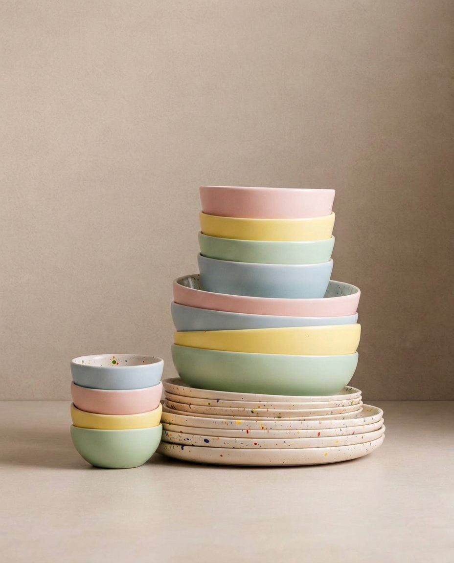 Breeze Party Salad Bowl 26cm Pink