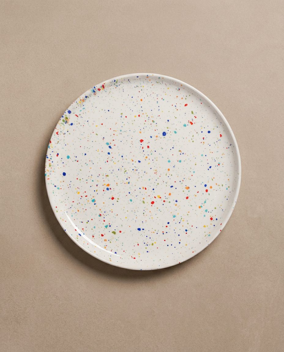 New Party Salad Plate 22cm White